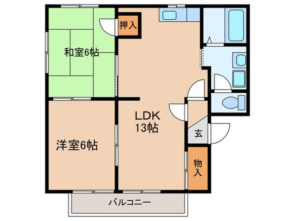 ハイツ泉の物件間取画像